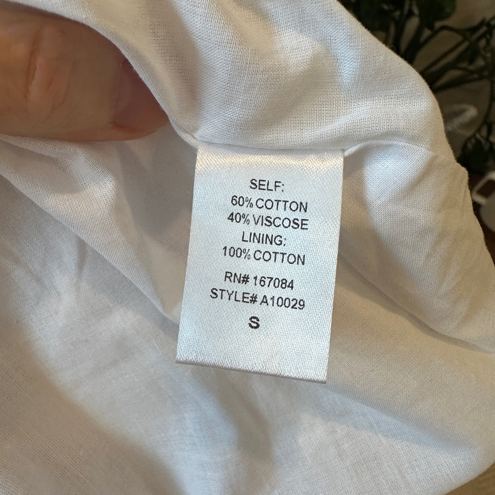 Tuckernuck Pomander Place Blue White Seersucker Dress S Button Front Fit, Midi - Picture 6 of 7